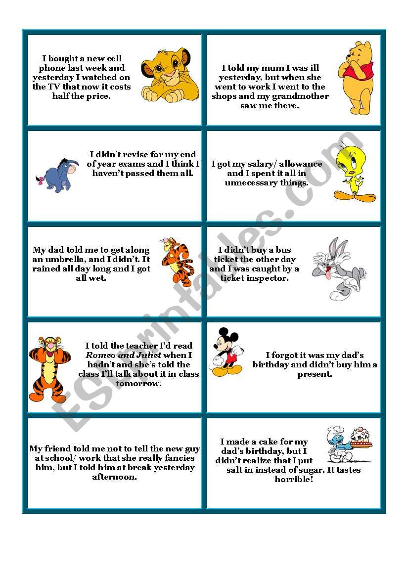 Wishes - Speaking Activity worksheet