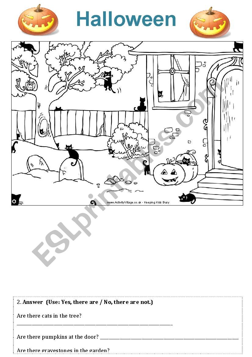 How many cats? worksheet