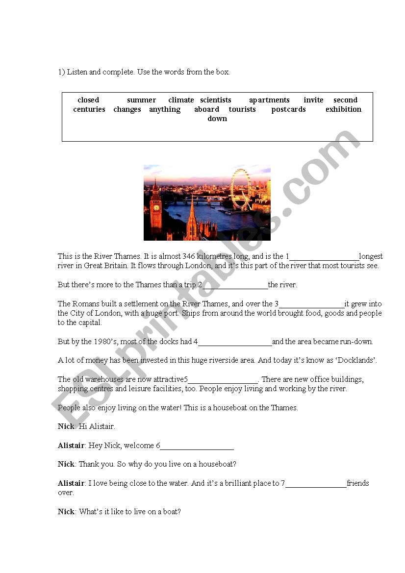 London worksheet