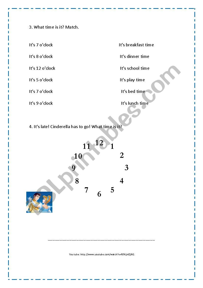 Time  worksheet
