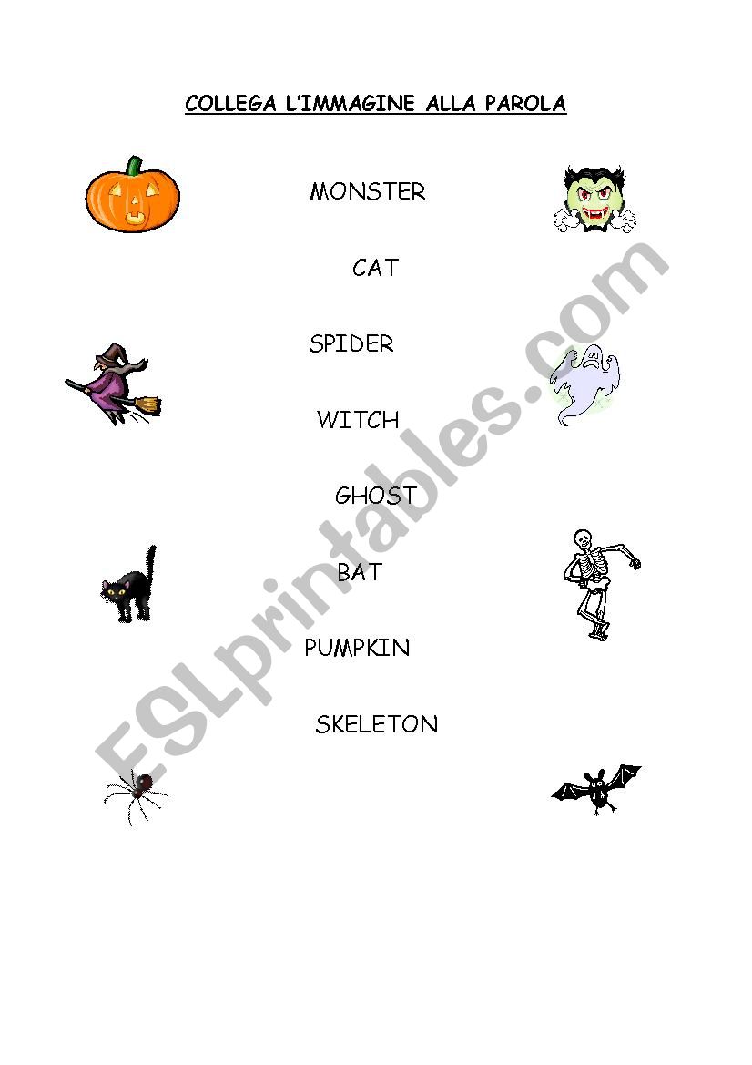 HALLOWEEN worksheet