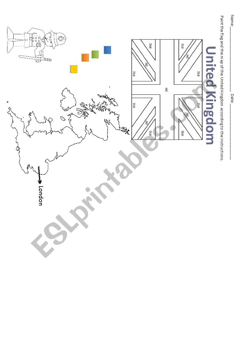 United kingdom worksheet