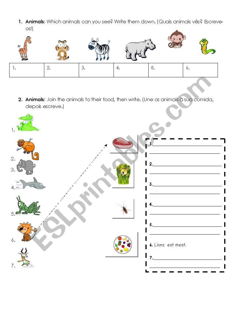 Test 4thYear 1/2 worksheet