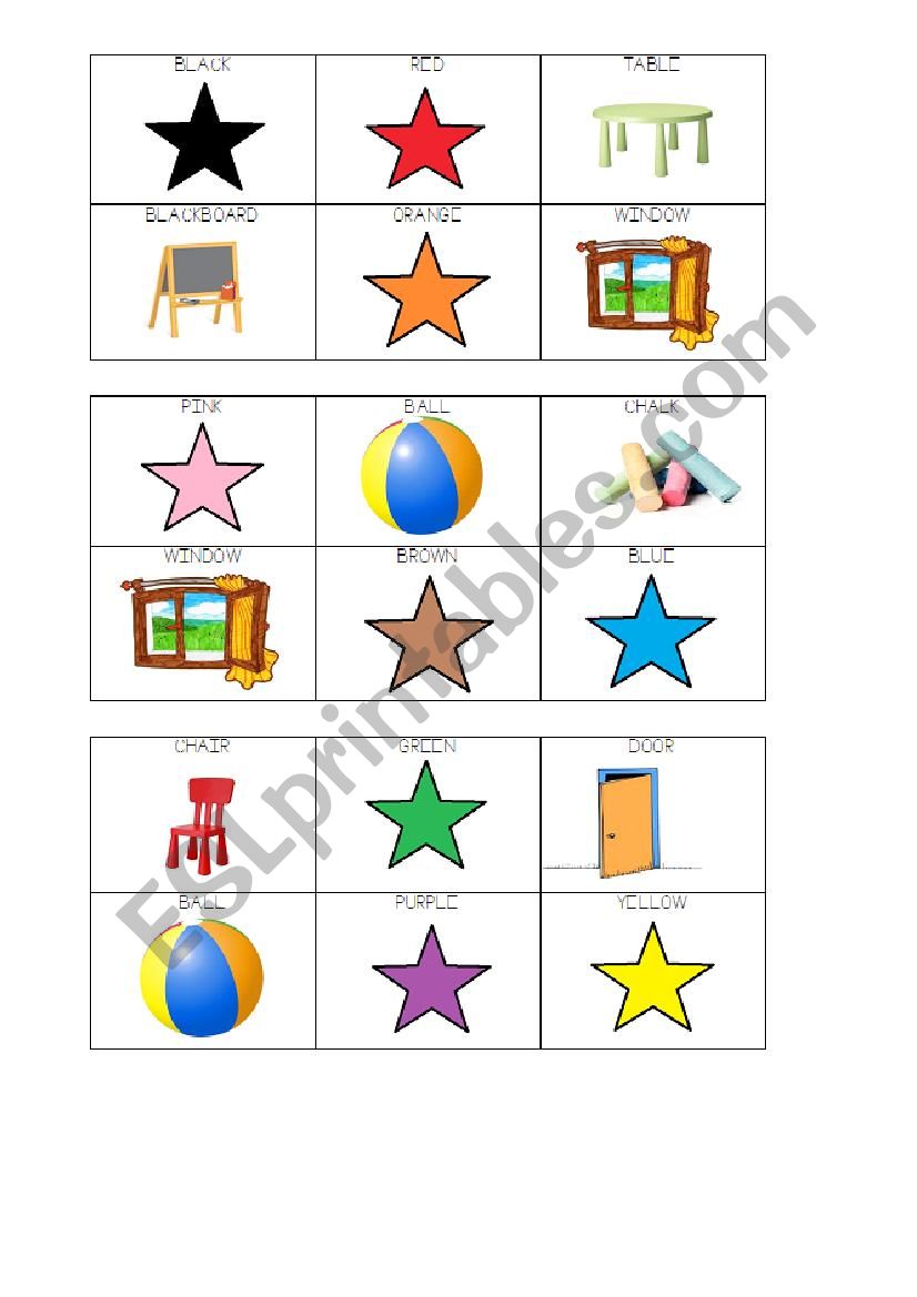 Bingo 2 worksheet