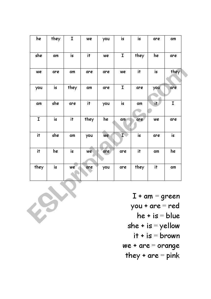 wordsearch to be worksheet