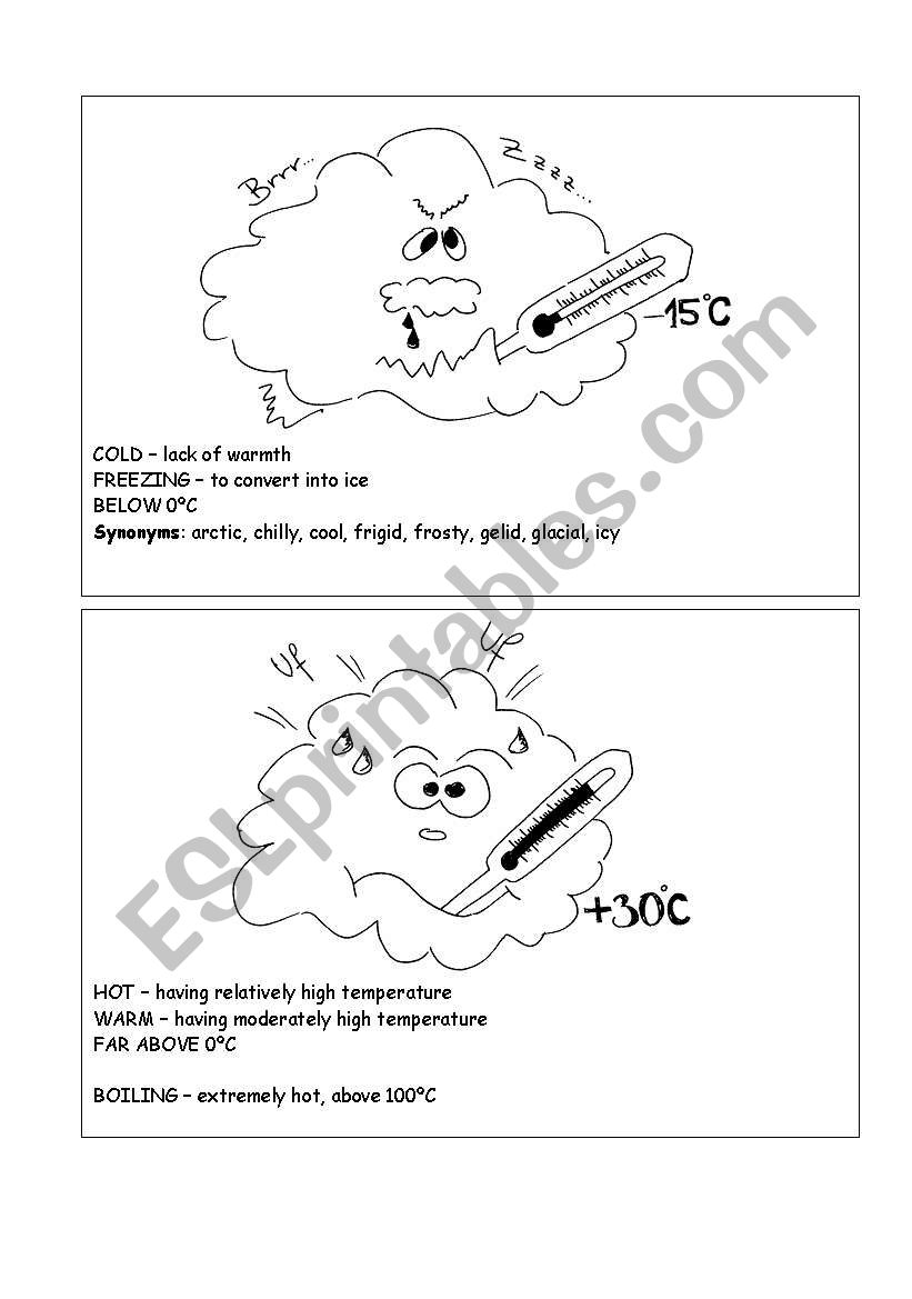 WEATHER  worksheet