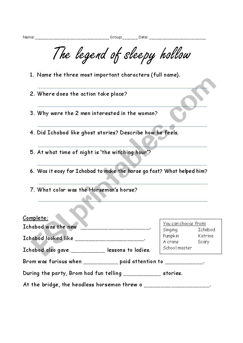 the legend of sleepy hollow author the legend of sleepy hollow author