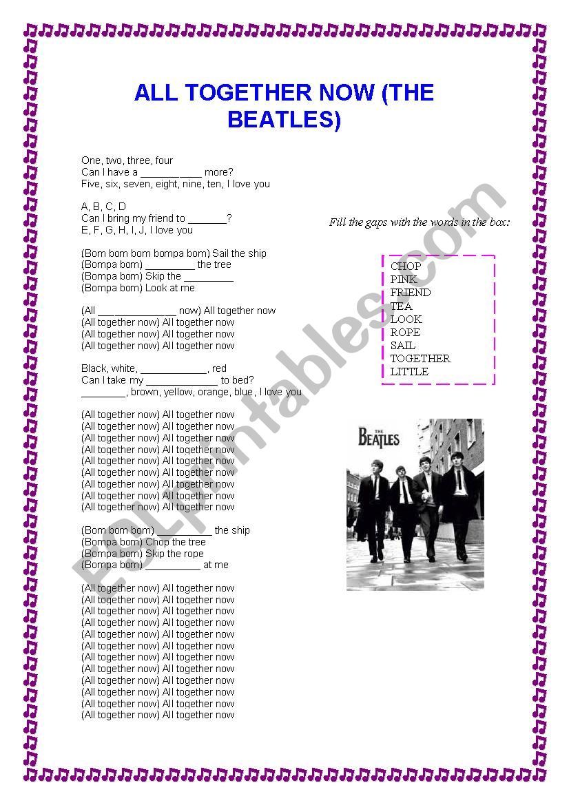 ALL TOGETHER NOW (THE BEATLES)
