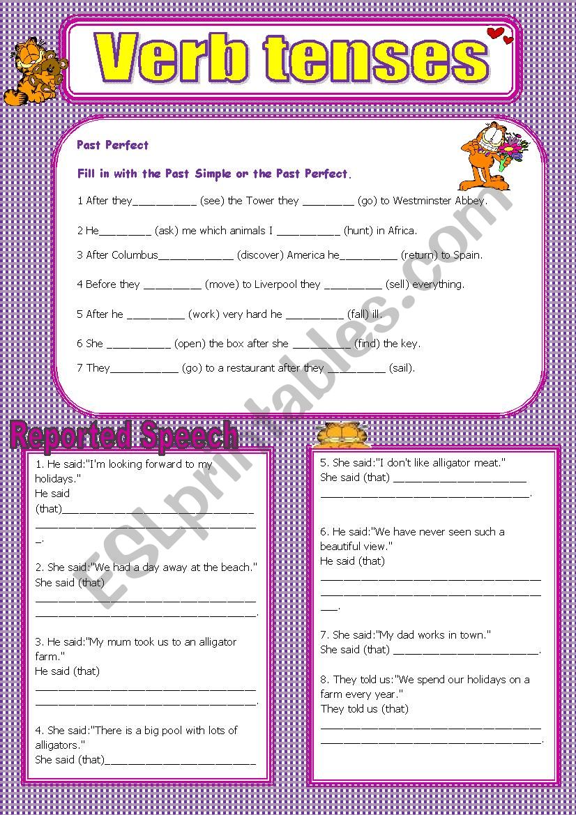 Grammar worksheet