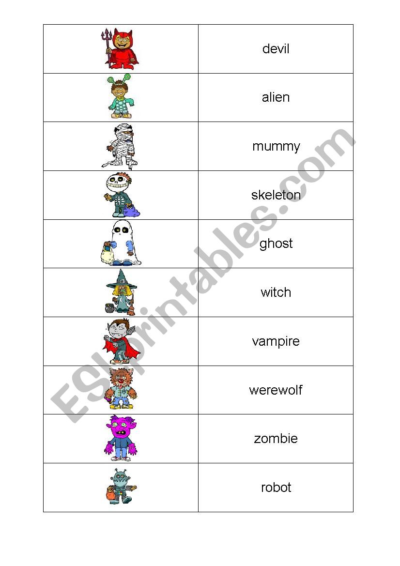 Halloween Cards worksheet