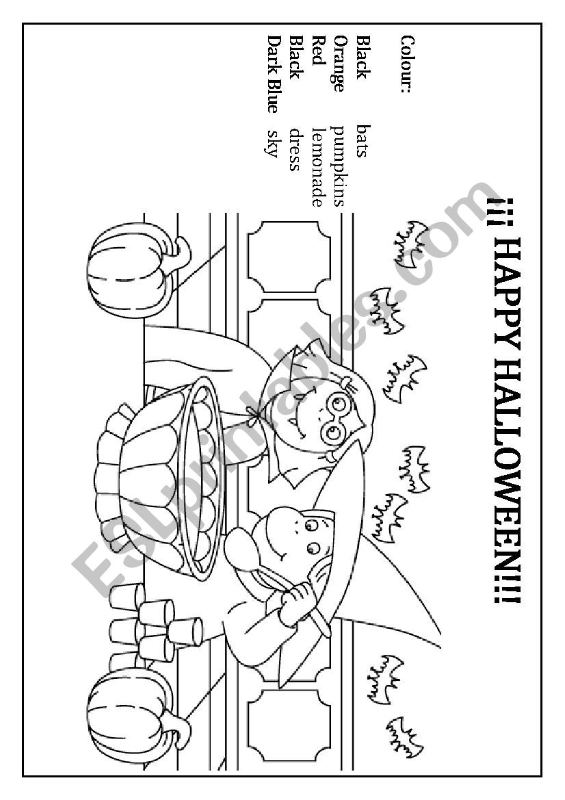 Happy halloween worksheet worksheet