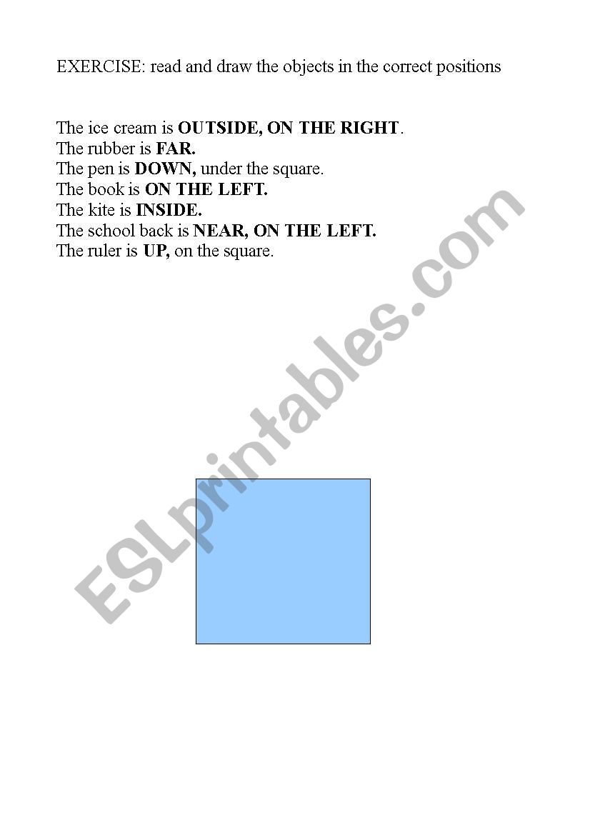 positions worksheet