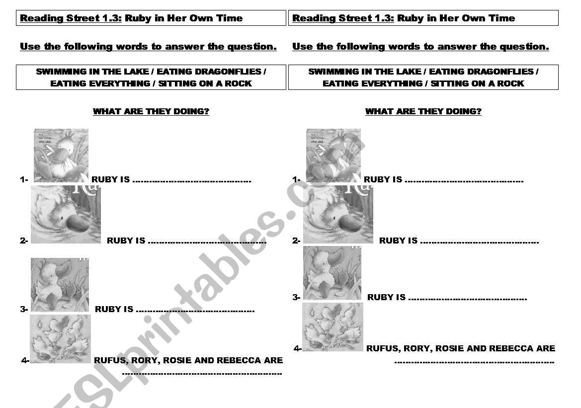 introducing Ing form for little childres