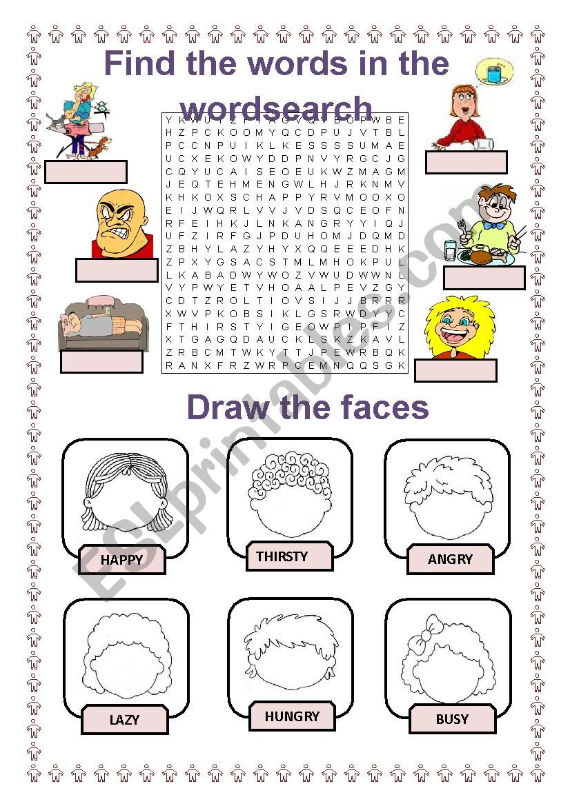 feelings worksheet