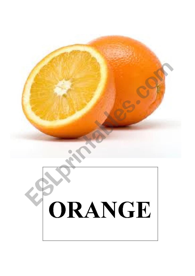 fruits worksheet