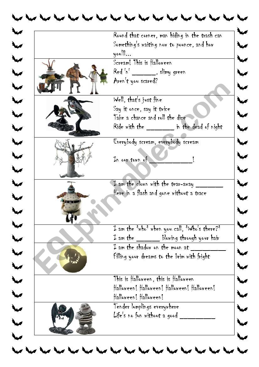 This is Halloween (2) worksheet