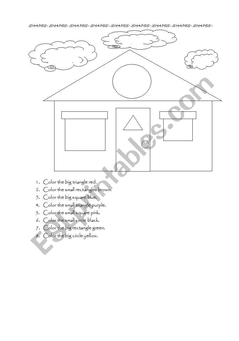 SHAPES worksheet