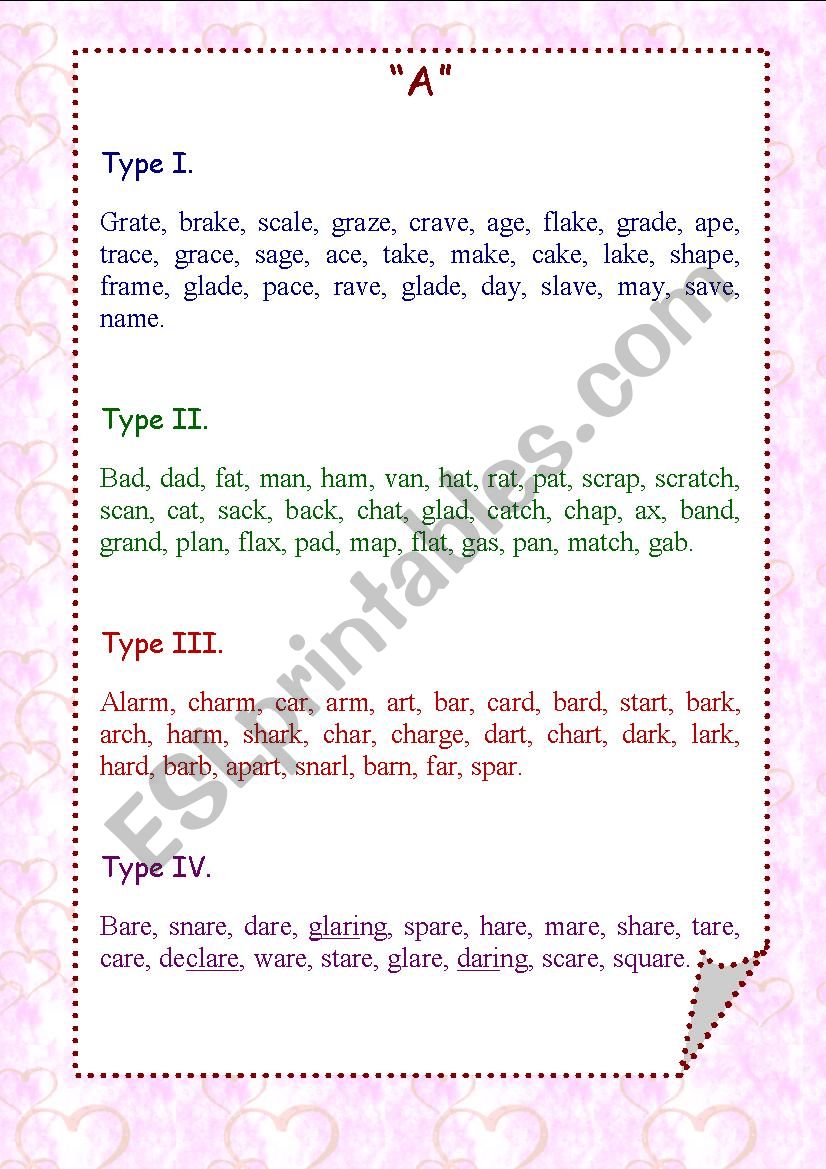 Rules of Reading 1 worksheet