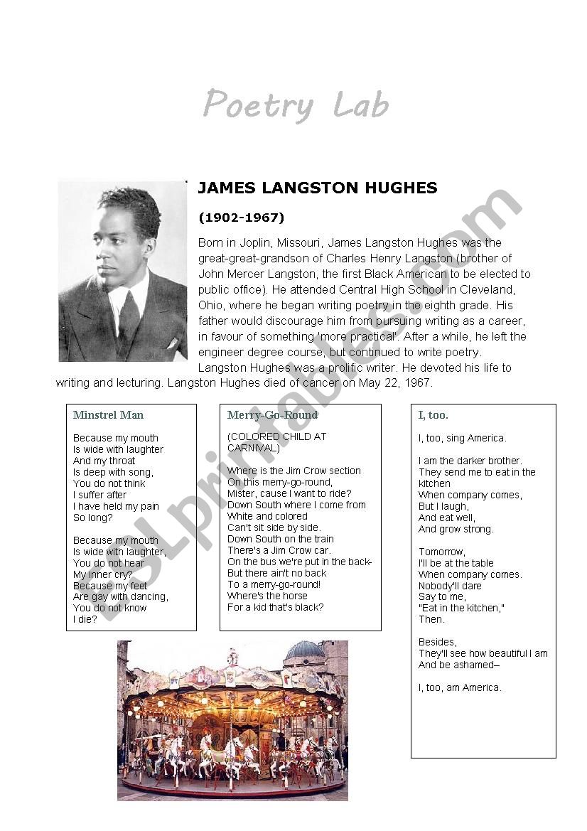 Poetry Lab: James Langston Hughes