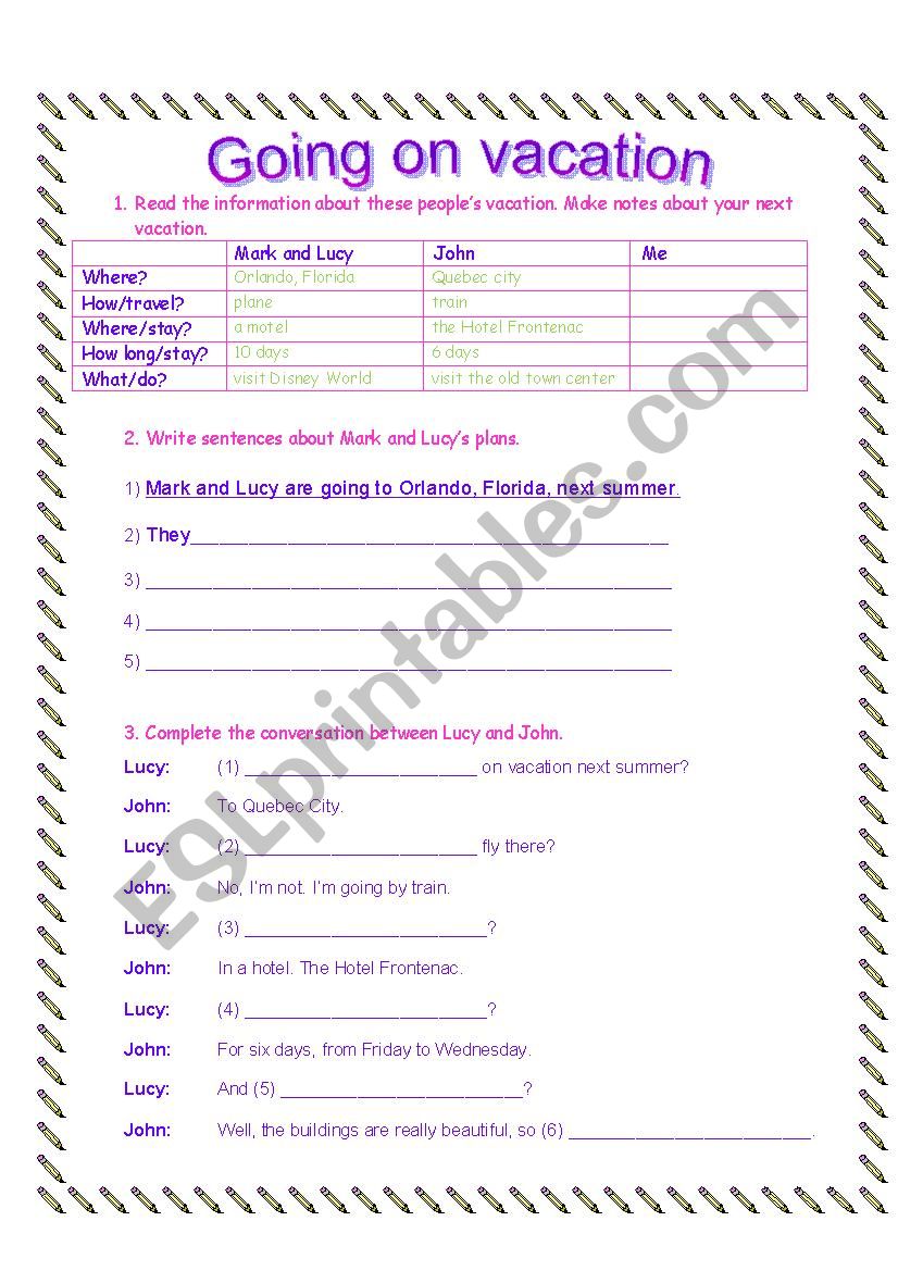 going-on-vacation-esl-worksheet-by-1000k