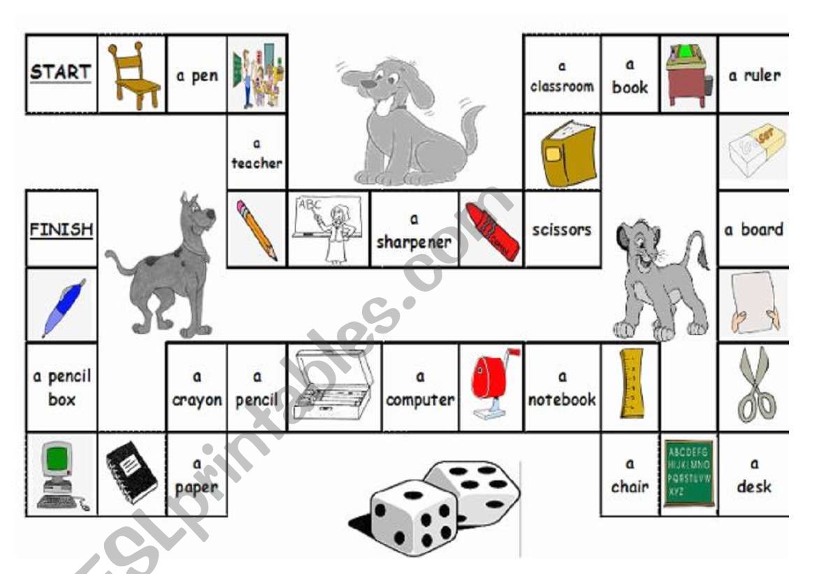 UP AND DOWN - gAME worksheet