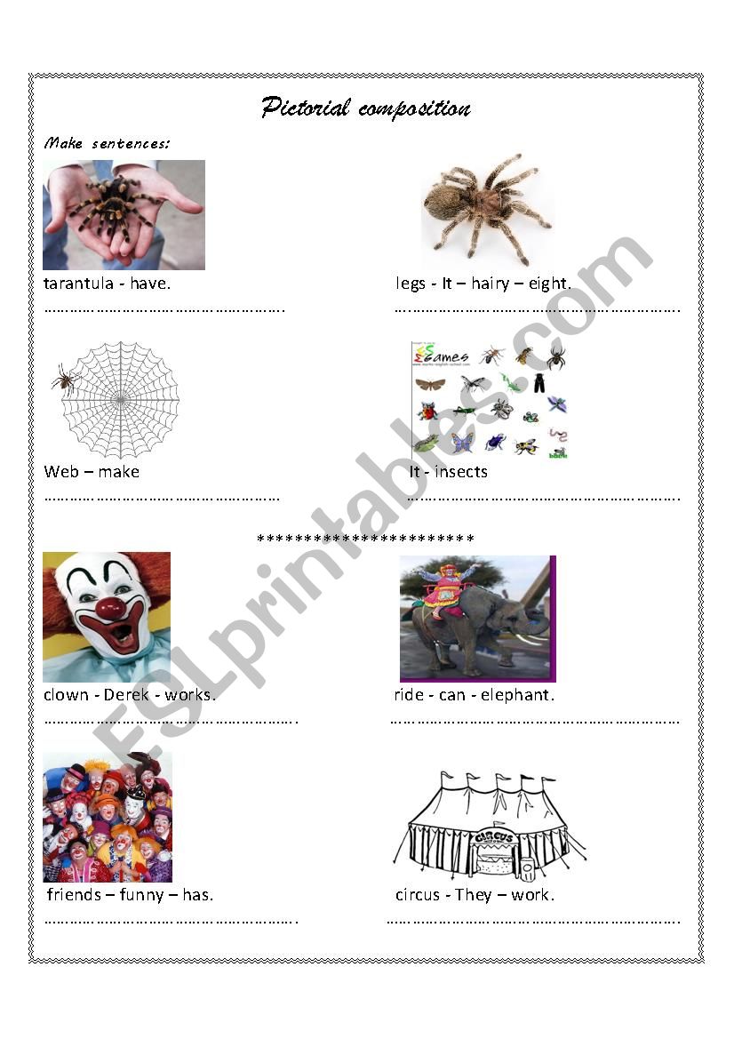 Pictorial Composition worksheet