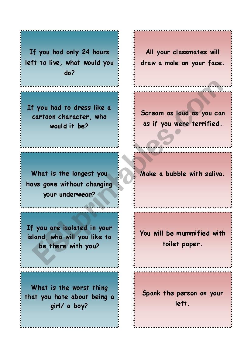 Juego Family Truth Or Dare - 100 Retos En 50 Palos, Caja Portátil Para Fiestas Familiares