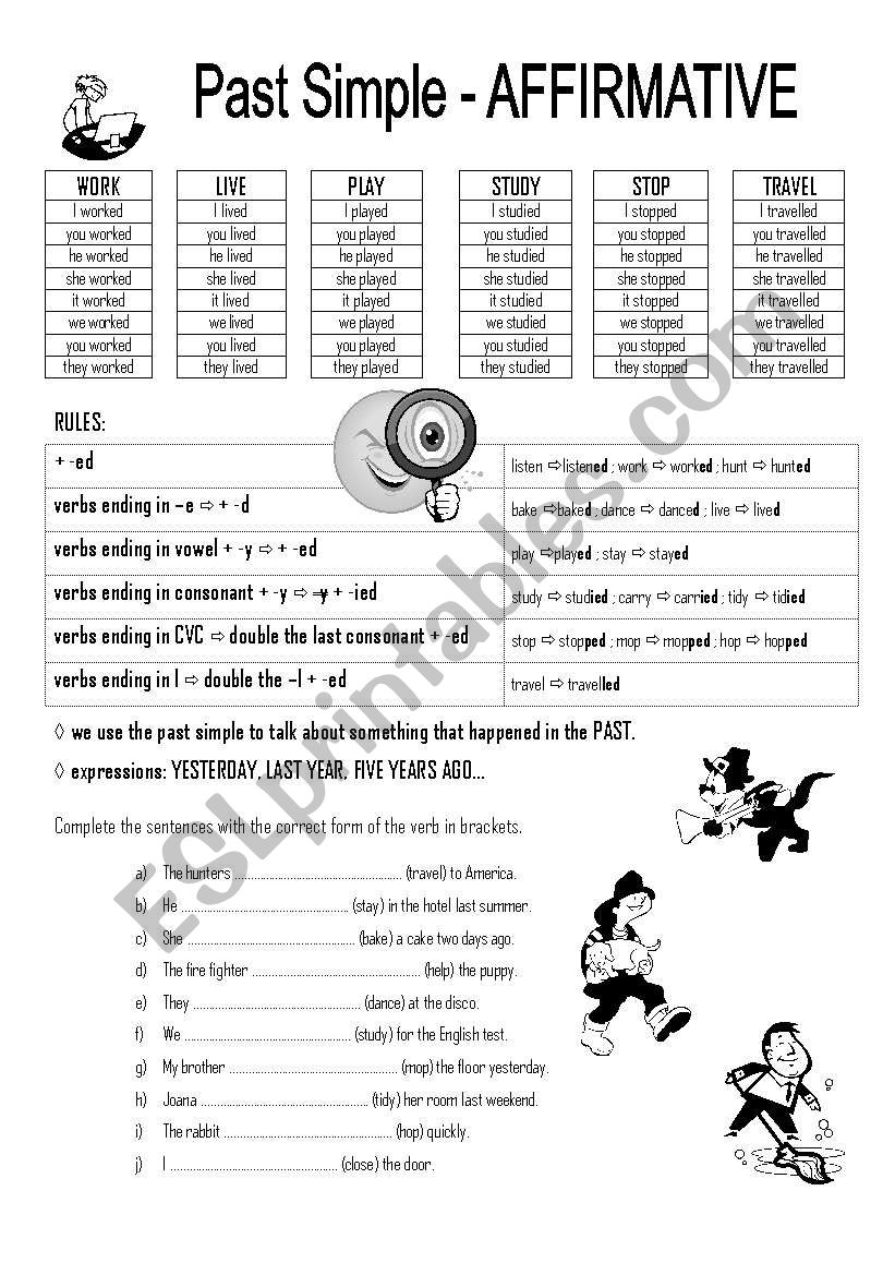 regular-preterite-worksheet