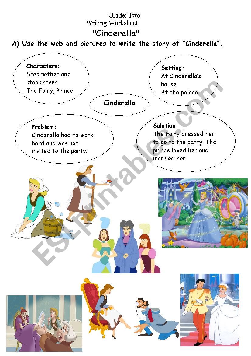 Cinderella Sheet worksheet