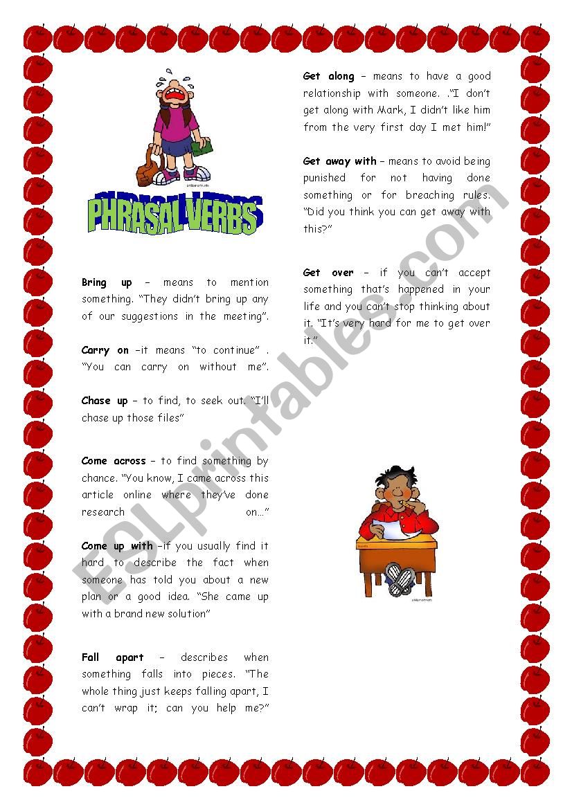  PHRASAL VERBS  worksheet