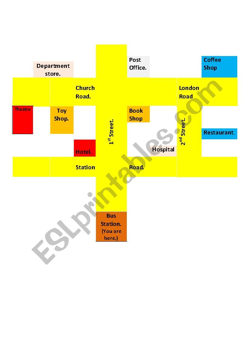 Directions exercises worksheet