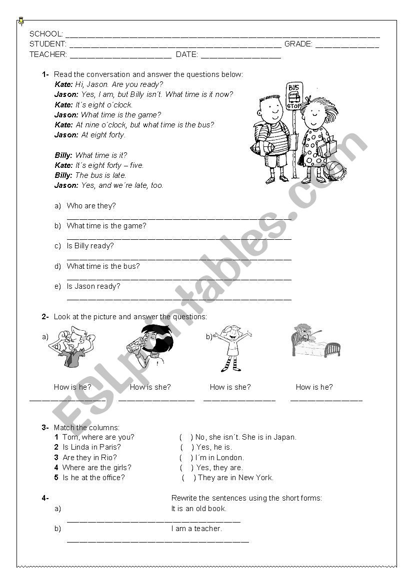 REVIEW worksheet