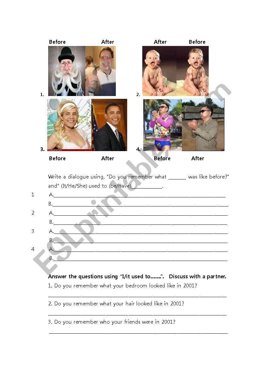 Do you remember? worksheet