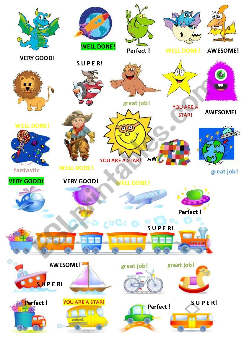 stickers for boys worksheet
