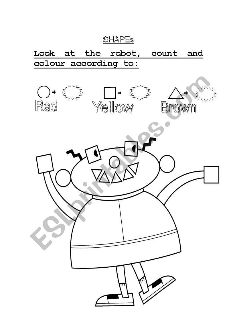 Shapes worksheet