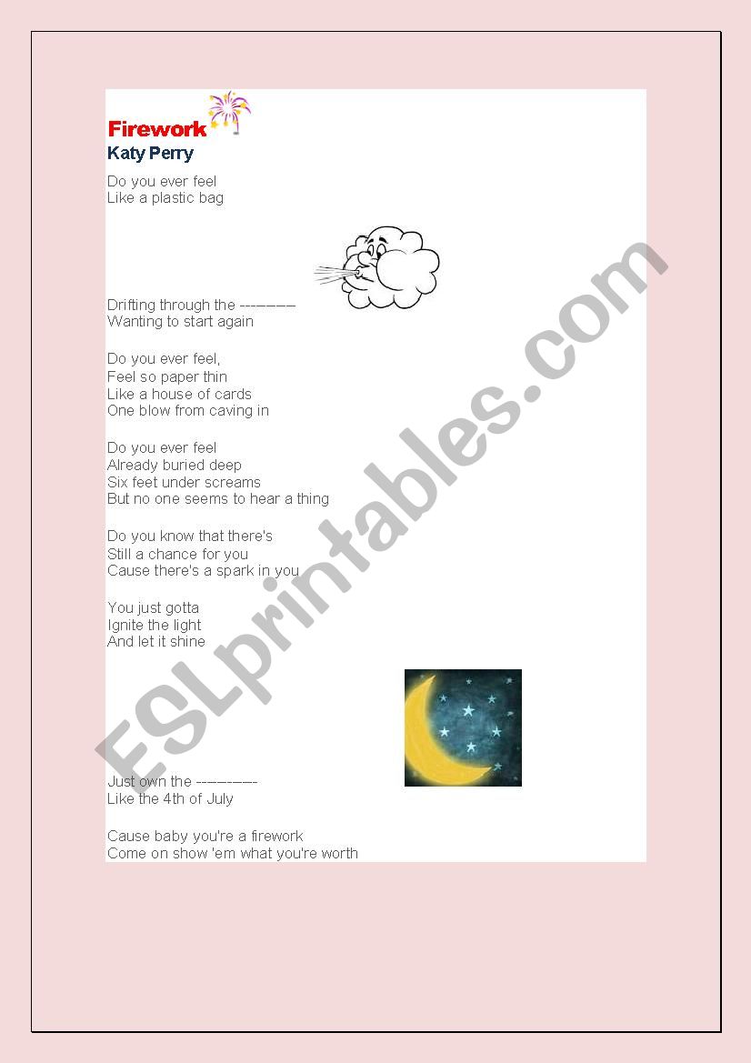 Learning English through the lyrics song