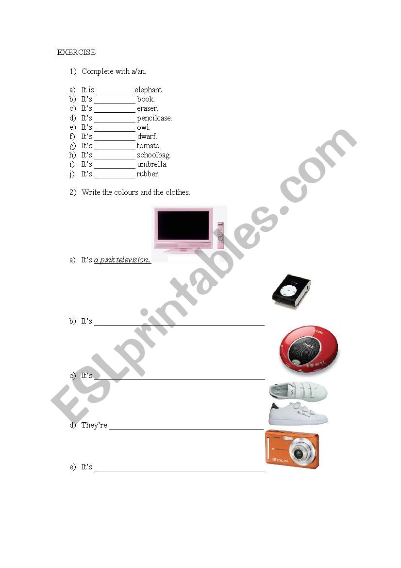 Indefinite article, numbers and Verb to be