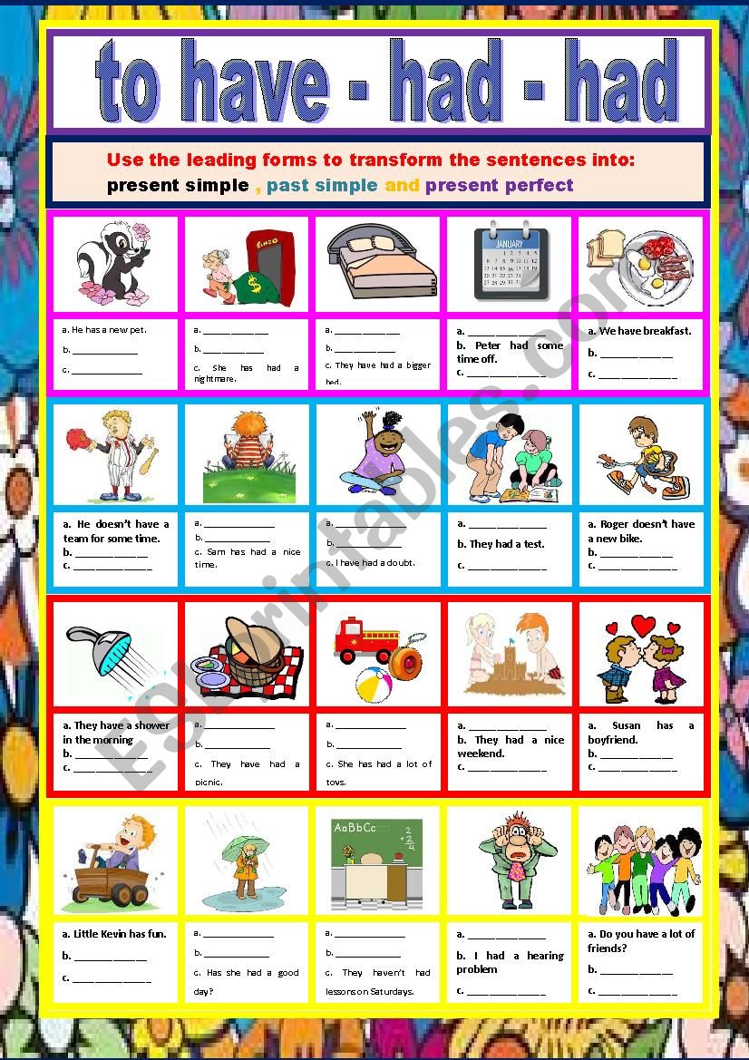 to-have-had-had-esl-worksheet-by-alexandradores