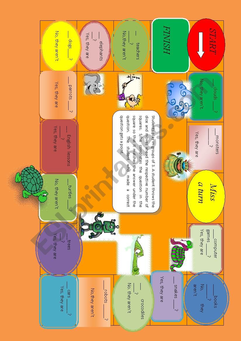 Are questions and short answers boardgame for kids