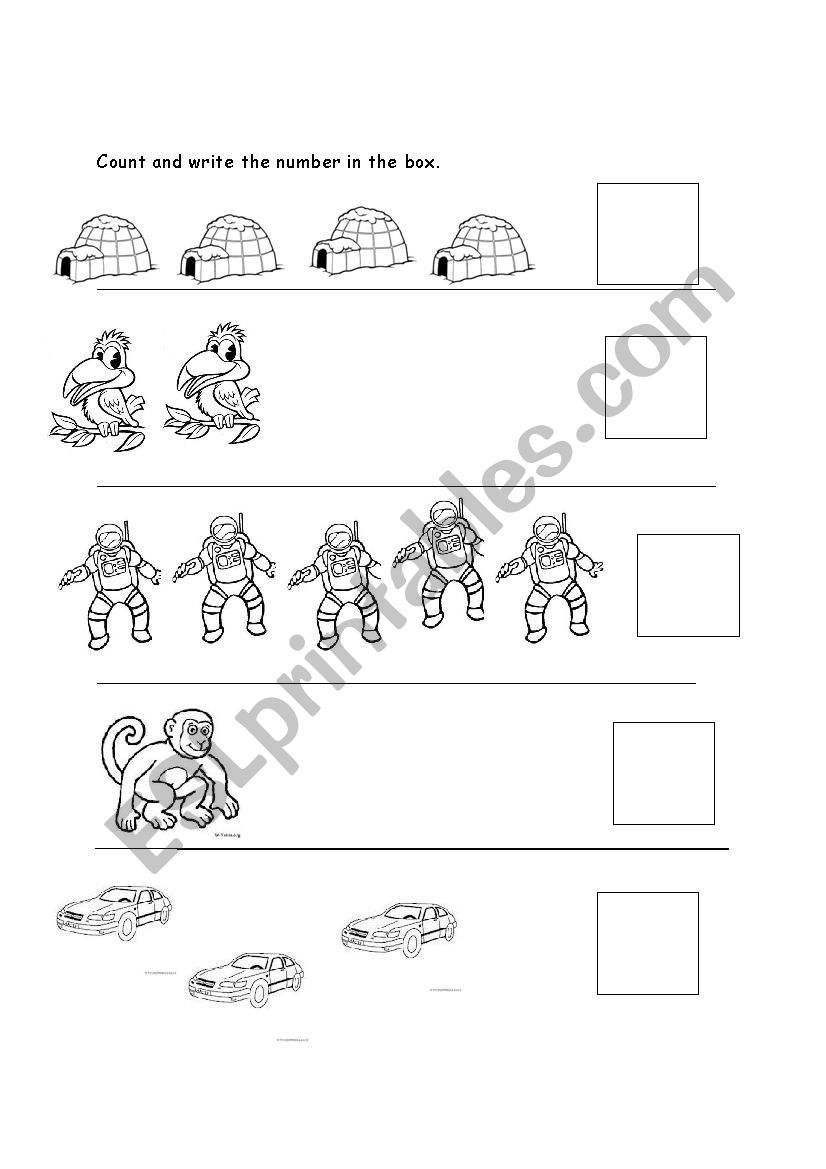 letters and numbers worksheet