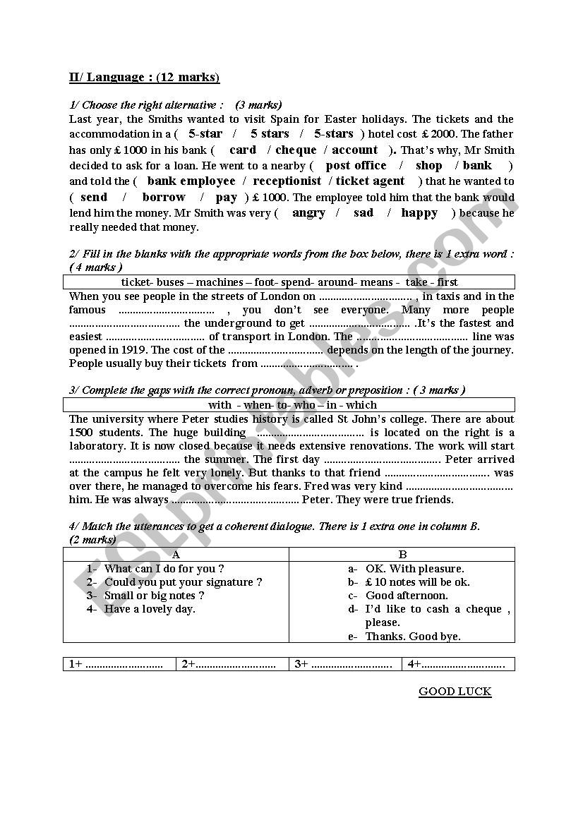 compound adjectives worksheet