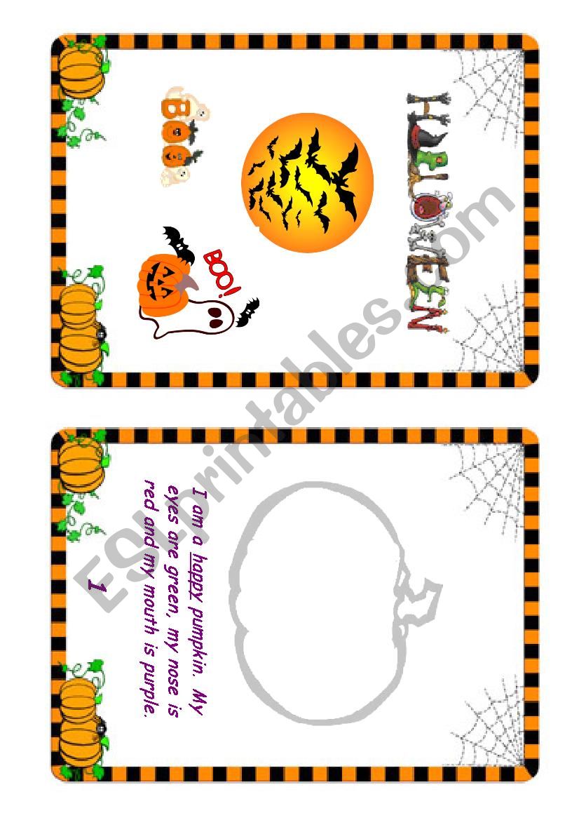 halloween pumpkins worksheet