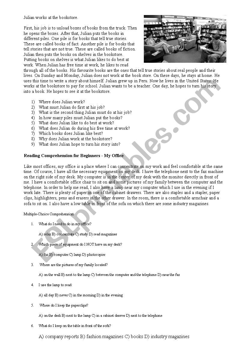 Simple Present worksheet