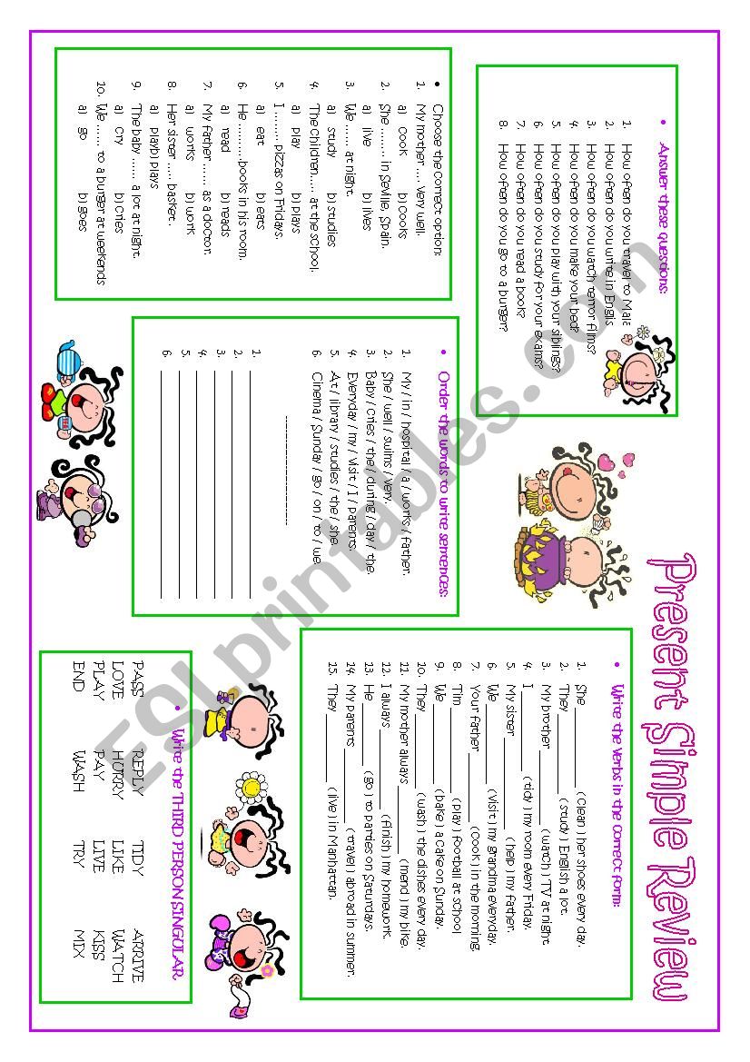 Present Simple worksheet