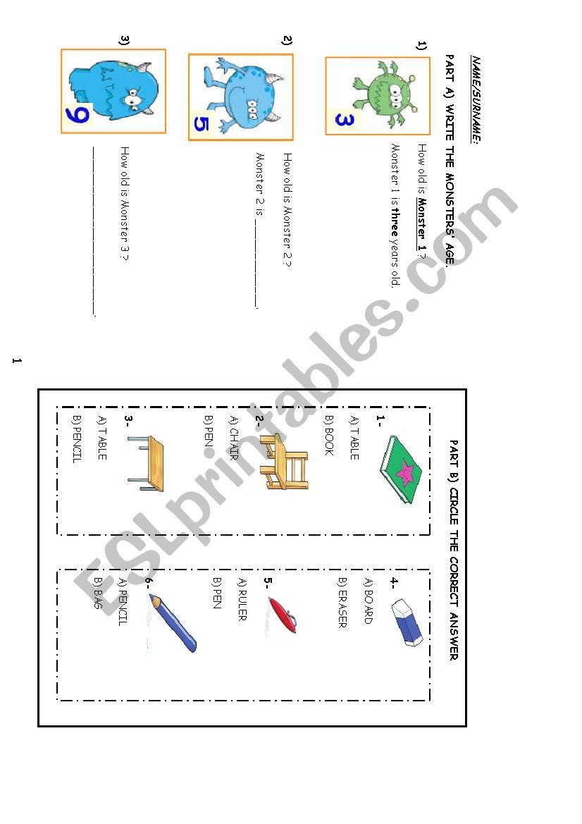 MY ABC ENGLISH ALPHABET worksheet