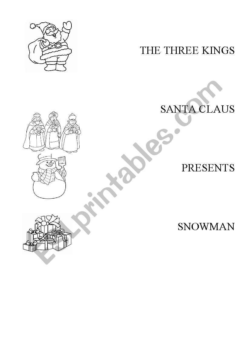 christmas worksheet