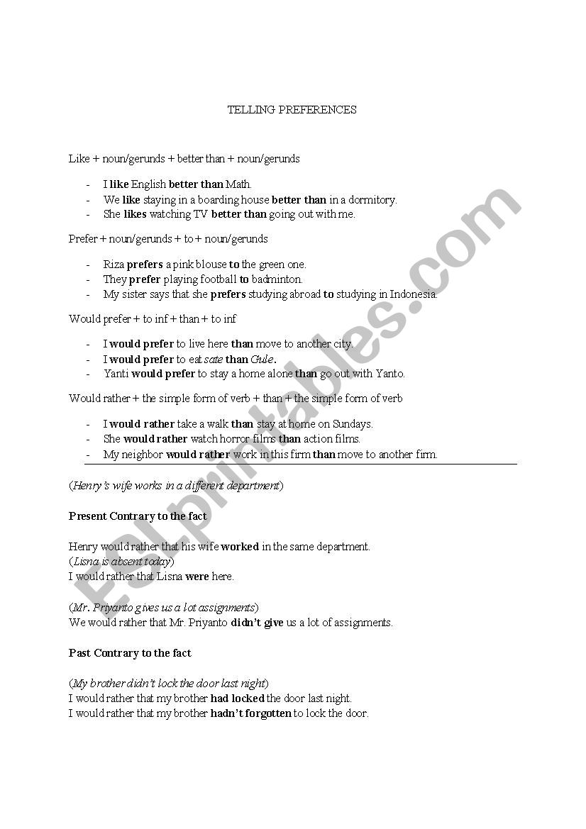 Paragraph worksheet