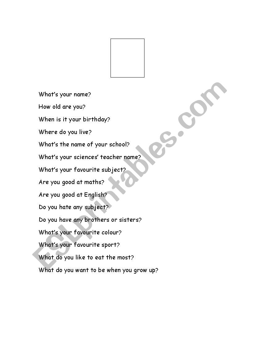 basical description questions.