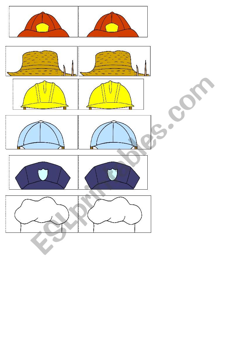 What hat do they wear? worksheet