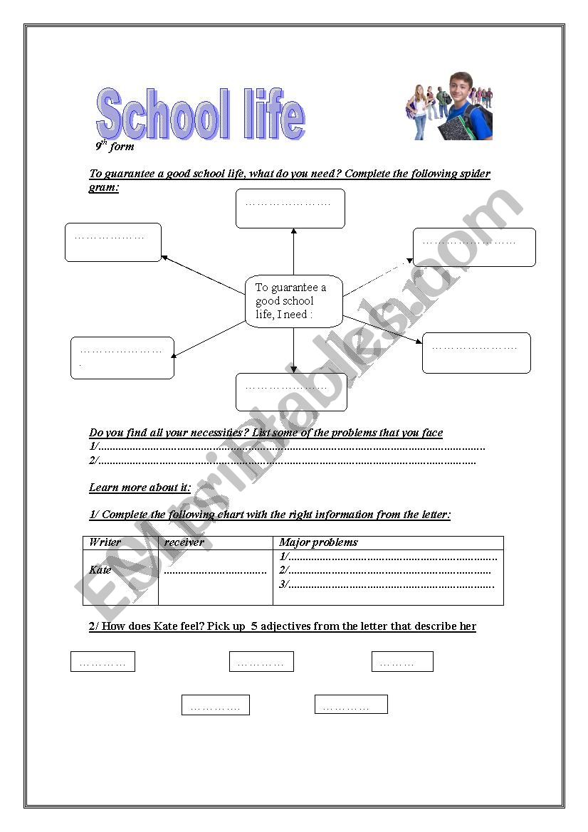 9th form module 5 lesson5 worksheet